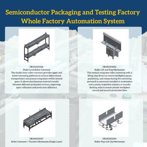 Module de butée et de levage de rouleaux de précision pour la manutention automatisée des pièces dans les environnements de production de salles blanches semi-conductrices - Product Image 3