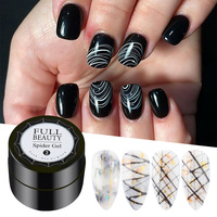 Ensemble de 12 pièces de vernis à ongles en Gel de dessin élastique, peinture de fleur, ligne de traction, Gel créatif Spider Gel Liner