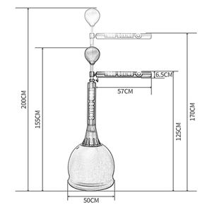 أداة تدريب سرعة الملاكمة في صالة الألعاب الرياضية مع قضيب دوار للتدريب على الاستجابة السريعة - Product Image 6