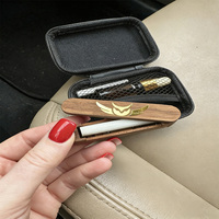 Ensemble de diffuseurs de parfum pour voiture en bois de luxe, diffuseur de voiture en bois et fibre de carbone de qualité supérieure avec recharges d'huiles essentielles, coffret cadeau, logo personnalisé