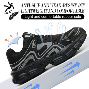 <span class=keywords><strong>Scarpe</strong></span> <span class=keywords><strong>Antinfortunistiche</strong></span> alla Moda <span class=keywords><strong>con</strong></span> Assemblaggio Diretto in Fabbrica, Caratteristiche Antiurto e Antiperforazione, e Design Traspirante per Uso Lavorativo - Product Image 6