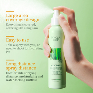 Brume hydratante rafraîchissante à l'aloe vera BIOAQUA, tonique pour le visage en spray, étiquette privée - Product Image 4