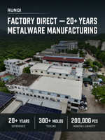 Liontin Lonceng Jingle Bell Kartun Model Single Slit Merek Runqi, Besi Berlapis Elektroplating, Produsen Custom OEM ODM untuk Pembeli Aksesoris