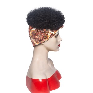 Perruques de beauté parfumées et charmantes, perruque courte bouclée J205 pour femmes, style foulard, convient à toutes les formes de visage - Product Image 3