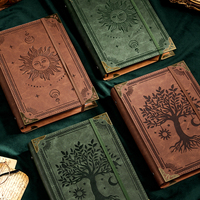 Xinadars 2026 Nouveau Style Journal à Feuillets Mobiles en Cuir avec Motif Arbre de Vie, 120 Pages BTD12690, Idéal pour un Cadeau