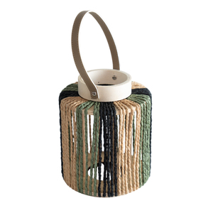 Качественные декоративные подсвечники из плетеного ротанга и бамбука, экологически чистые, разноцветные - Product Image 4