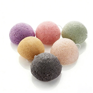 <span class=keywords><strong>Éponge</strong></span> faciale en <span class=keywords><strong>konjac</strong></span> bio avec logo personnalisé, charbon de bambou activé, gommage doux pour le visage, pour peaux grasses, sèches et sensibles, démaquillant - Product Image 6