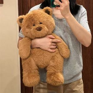 Orsacchiotto di Peluche Carino, Bambola Orso Calmante Marrone Barcellona con Imbottitura in Cotone PP, 31cm-50cm, Regalo di Compleanno - Product Image 1
