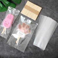 Sac transparent pour sucettes glacées, emballage pour bâtonnets de sucettes glacées, emballage en plastique pour glaces