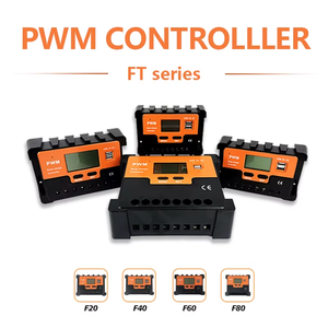 Regulador de Batería PWM 12V/24V/36V/48V, Controlador de Carga Solar 60A para Tejas Solares Fotovoltaicas - Product Image 1