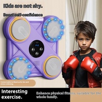 Machine d'entraînement de boxe intelligente pour enfants à domicile Équipement de fitness transfrontalier avec cible murale de musique et de réaction