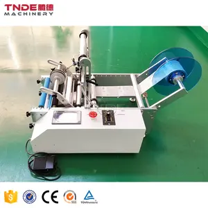 2025 New Products Semi-automatic Two Sides Labeling Machine Desktop Round Bottle Manual Label Applicator