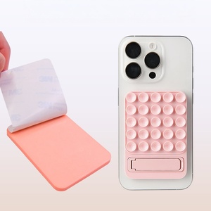 Support de téléphone mains libres en silicone à ventouse, fixation antidérapante pour selfies et vidéos - Product Image 1