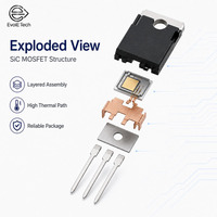Diode Schottky SiC EVOL-EVSC20XT650 650V 20A TO-220 à haute efficacité et faible tension directe pour onduleur solaire et alimentation PFC