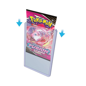 Pochette pour cartes extra-épaisse, compatible avec les protège-cartes Pokémon scellés, peut contenir un paquet complet de boosters. - Product Image 4