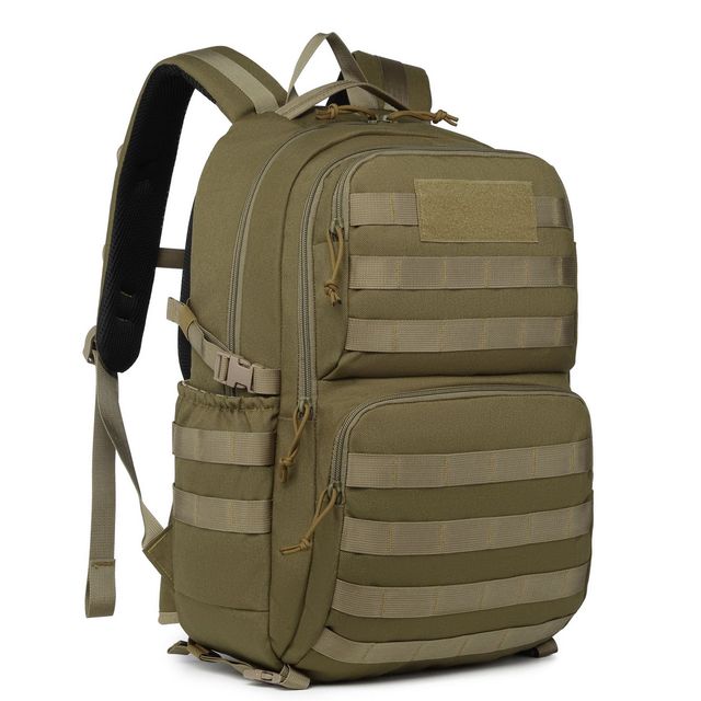 Factory Wholesale Large Capacity Sports Hiking Tactical Backpack Molle Carrying System Zipper Closure Polyester for Day Usage