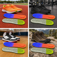 Semelles intérieures sportives en PU pour talons hauts, rehausseurs discrets de 5 cm, avec soutien de la voûte plantaire et coussinets de talon respirants