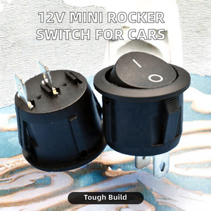 <span class=keywords><strong>12V</strong></span> đen mini Rocker chuyển đổi cho Marine Car & công nghiệp sử dụng On-Off chuyển đổi mô hình kcd 10A/125V & 6A/250V - Product Image 2