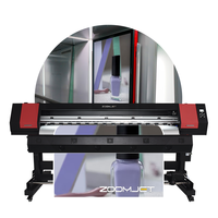 Zoomjet 1.6m Xp600 Grand Format Eco Solvant Imprimante Bannière Autocollant Vinyle Jet D'encre Machine D'impression À Vendre