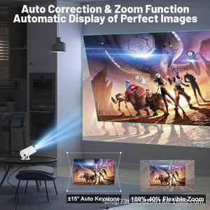 L Hy300 Pro Projector <span class=keywords><strong>Android</strong></span> 11 <span class=keywords><strong>Wifi</strong></span> Bt5.0 Mini Projector Thuis Draagbare Huis Theatre Video Hy300 Projectoren - Product Image 5