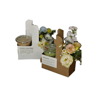 Portable Floral Emballage Main Cadeau Saint Valentin Bouquet Personnalisé Fleur Kraft Papier Plante Boîte