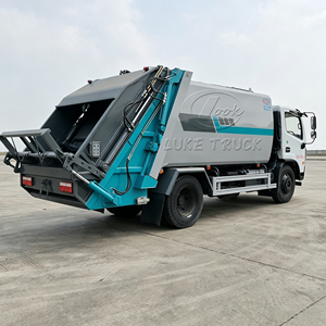 Camión de compresión de residuos hidráulico de carga trasera 4x2, camión recolector de basura, Euro 3, Euro 5, personalizable para uso municipal - Product Image 6