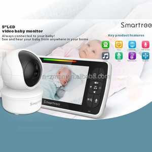 Monitor Inteligente para Bebés NZMAN, el Más Vendido, con Pantalla LED de 5 Pulgadas, Cámara con Giro, Inclinación y Zoom, Detección de Llanto, Sensor de Temperatura y Canciones de Cuna - Product Image 2