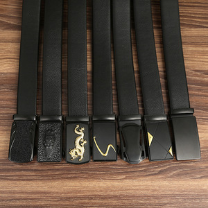 LQbelt Boucles automatiques pour hommes Ceintures en PU Vente en gros <span class=keywords><strong>Ceinture</strong></span> d'usine pour hommes <span class=keywords><strong>Ceinture</strong></span> à cliquet <span class=keywords><strong>Boucle</strong></span> en fer - Product Image 3