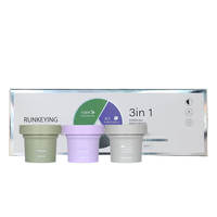 Masque de soin du visage coréen OEM, masque de beauté pour le visage, contrôle du teint, élimination des points noirs, masque de boue aux plantes et aux fruits biologiques
