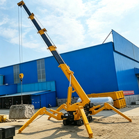 Kleiner / Mikro 1 Tonne-15 Tonnen Kompakter Mini-Raupenkran für Aufzugsschacht-Konstruktion