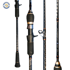 Caña de Pescar Yajie de 1.95m, Acción Extra Rápida, Guías SIC, para Pesca en Mar, Agua Salada, Jigging, con Empuñadura de Fibra de Carbono - Product Image 1