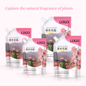 <span class=keywords><strong>Lessive</strong></span> liquide en poche souple en gros avec extrait de fleurs naturelles, parfum longue durée pour usage domestique - Product Image 1