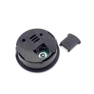 Jauge de température d'humidité <span class=keywords><strong>Thermo</strong></span> hygromètre numérique rond Mini plastique LED maison Thermomètre d'humidité numérique électronique LCD - Product Image 5