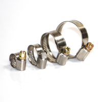 Collier de serrage de style allemand AISI 201, largeur 9 mm et 12 mm, fournisseur en gros, pièces de réparation et d'entretien automobile, connexion robuste, accessoire métallique
