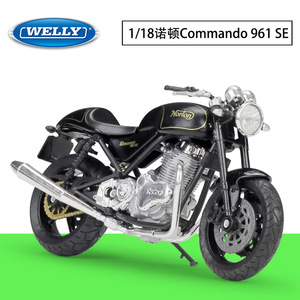 Motocicleta de Juguete de Metal Fundido a Presión Welly 1/18 Norton <span class=keywords><strong>Commando</strong></span> 961 SE Retro, Modelo de Motocicleta de Aleación de Simulación de Gran Venta - Product Image 2