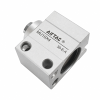 Mini Cilindro Neumático MU10X4, Cilindro de Aire Compacto de 10 mm de Diámetro y 4 mm de Carrera para Equipos de Automatización