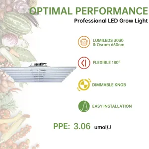 Jk Led coltiva la barra luminosa 1000w 800w 750w 650w orticoltura a spettro completo luci a Led dimmerabili per serre agricole