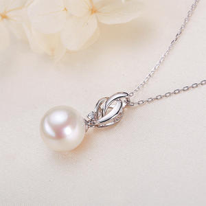 Collar de Perlas de Agua Dulce con Estilo Moderno para Mujer, Plata de Ley 925, Simple pero Elegante, Varios Accesorios de Nicho - Product Image 1