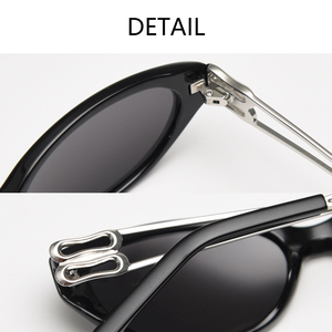 Lunettes de soleil œil de chat personnalisées Sunray avec logo, monture TR90, verres TAC, protection UV400, légères, tendance, pour femmes, style adulte - Product Image 4