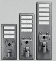 Lampadaire solaire LED tout-en-un étanche IP66 pour extérieur 300W 400W 500W avec corps en aluminium