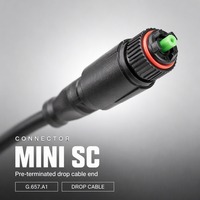 Cordon de raccordement à fibre optique FTTA étanche pour les applications extérieures sur tours