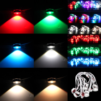 Unique 5in1 RGBCW LED luces permanentes para exteriores para el hogar RGBIC 2700K 6500K IP68 LED Point Light Navidad Boda