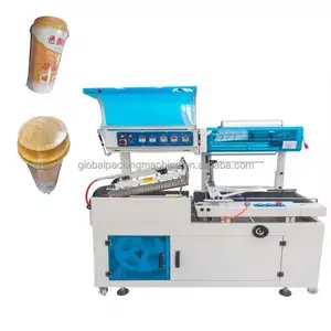 Packaging Film Shrink Thermo Tunnel Bottle Shrinking Package Stretch Wrapping Gifts Packing Machine