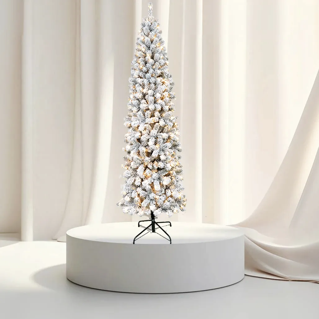 مصنوع يدويًا شجرة عيد الميلاد قدم شجرة أكسيد المغنيسيوم PE PVC شجرة عيد الميلاد للأماكن المغلقة