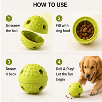 Jouets de puzzle pour chiens en silicone sans BPA, personnalisables en gros, pour l'entraînement et le soulagement du stress