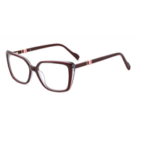 Gafas de Acetato de Alta Calidad al por Mayor de Fábrica, Novedades, Montura de Metal, Gafas Ópticas con Diseño Moderno y Elegante