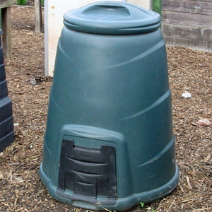 Jardin en plein air En Plastique PEHD Assemblage Cylindrique livraison Compost Bin Baril poussière Seau avec couvercle - Product Image 5