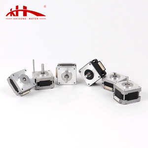 Moteur pas à pas hybride Kaihong 39BYGH Nema 17, 12V, couple 0,5 Nm, axe 5 mm, 2 phases, pour applications robotiques et de surveillance de sécurité - Product Image 1
