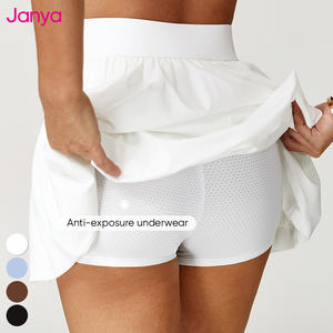 Janya Custom Logo Sport Gym Fitness Kleding <span class=keywords><strong>2</strong></span> Delige Sets Ademend Snel Droog Pickleball Wear Golf Tennisrok Set Voor Volwassenen - Product Image 4