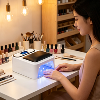 Peralatan Salon Kuku SNRQI Lampu LED Sumber Cahaya LED Lampu UV Kuku Bertenaga Baterai Lampu UV LED Pengering Kuku Cepat
